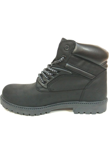 G4081Ns Siyah Su Geçirmez Deri Unisex Bot