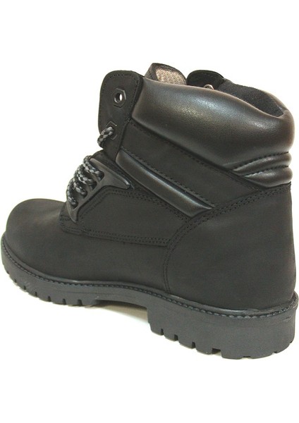 G4081Ns Siyah Su Geçirmez Deri Unisex Bot