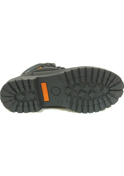G4081Ns Siyah Su Geçirmez Deri Unisex Bot
