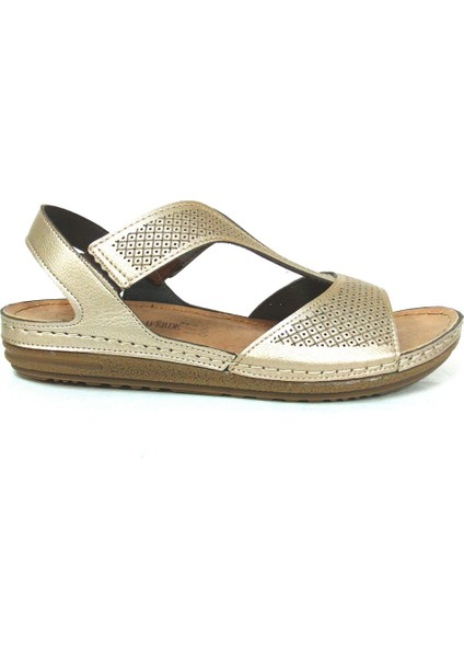 140730 Altın Anatomik Comfort Bayan Sandalet fiyatları