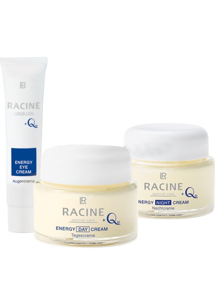 Racine Q10 Set (Göz Kremi, Gündüz Kremi, Gece Kremi)