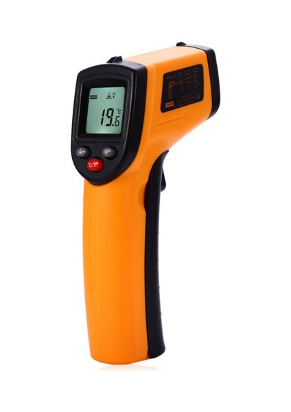 İnfrared Lazer Lcd Ekran Temassız Termometre (-50C - 380C)