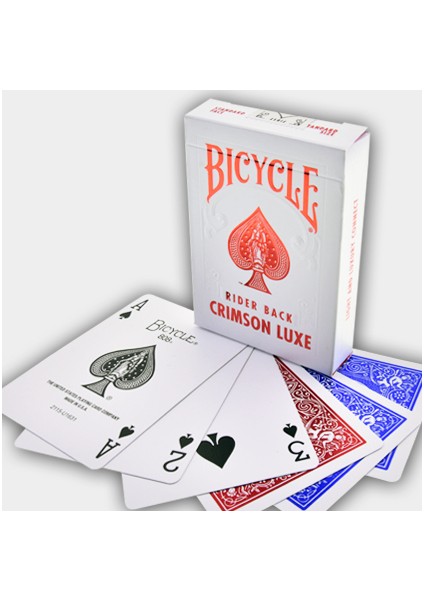 Crimson Luxe Aluminyum Kaplama Oyun Kağıdı