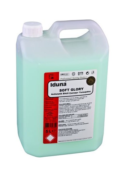 Soft Glory Antistatik Etkili Çamaşır Yumuşatıcısı 5 Litre