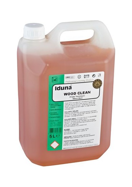 Wood Clean Sabun Bazlı Ahşap Temizleme Ürünü 5 Lt