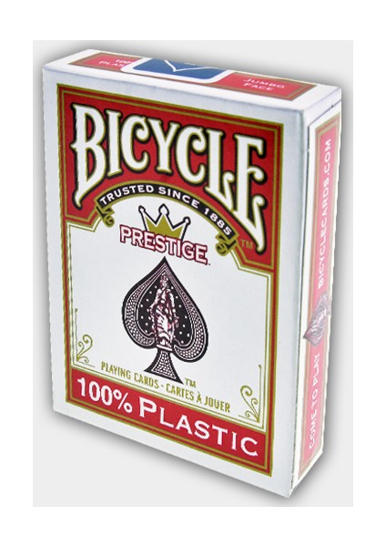 Bicycle Prestige Plastik Poker İskambil Oyun Kağıdı (Bicycle Oyun Kartı Kırmızı) fiyatları