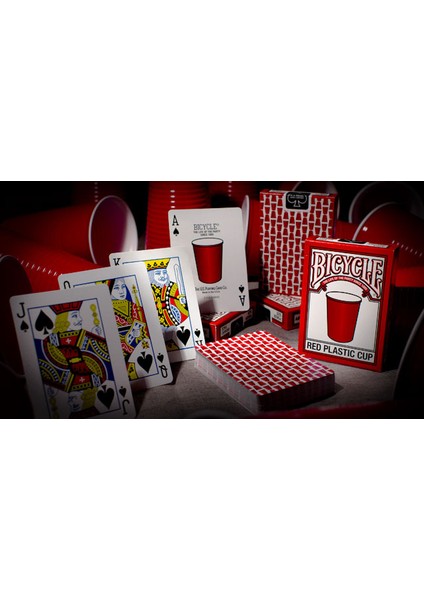 Bicycle Red Cup Oyun Kartı Destesi ( Bicycle Koleksiyonluk Oyun Kağıdı)