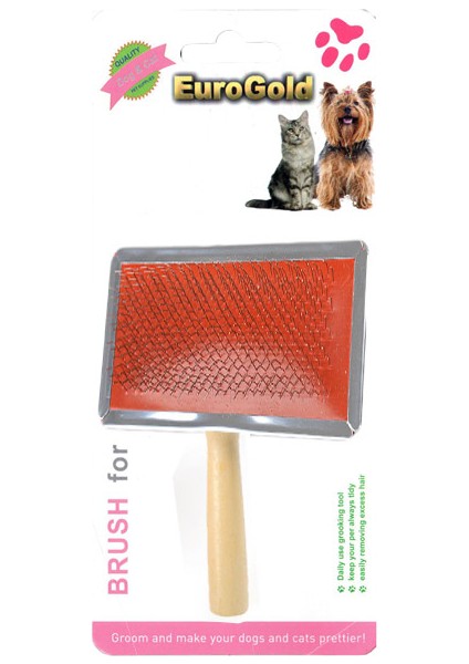 Kedi / Köpek Tahta Saplı Fırça X Large