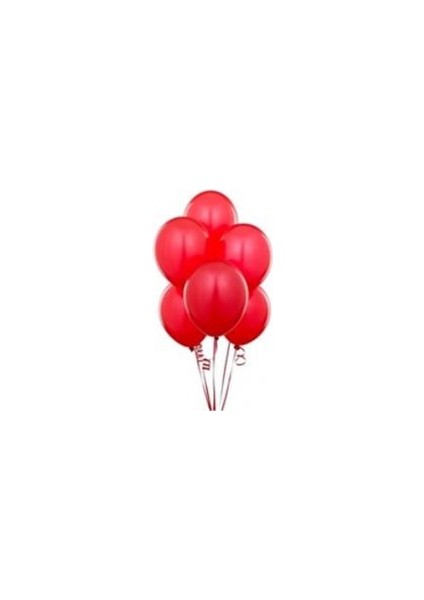 Sihirli Parti Metalik Kırmızı Balon