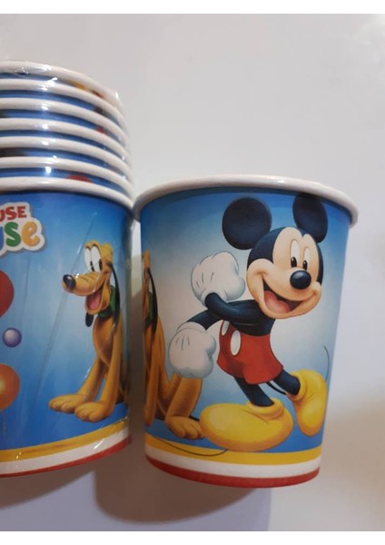 Sihirli Parti Mickey Mouse Klasik Bardak (8 Adet)
