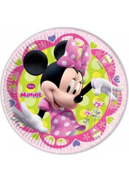 Sihirli Parti Minnie Bow Tique Karton Tabak (8 Adet)
