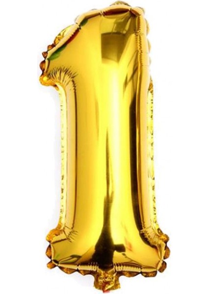 Sihirli Parti Rakam Folyo Balon Altın 96 cm