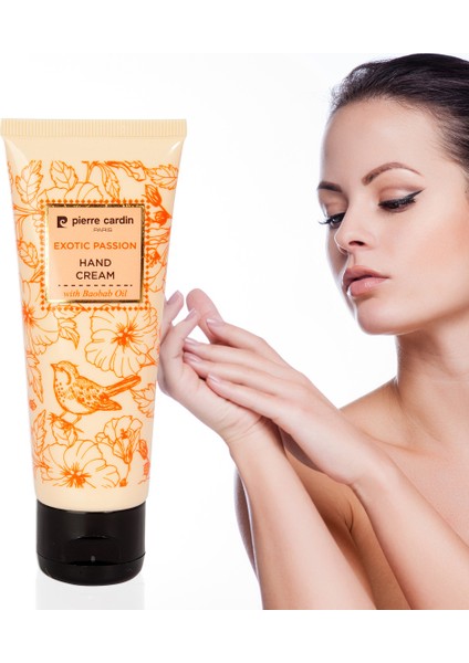 Exotic Passion Baobab Yağı İçeren E Vitaminli Nemlendirici El Kremi - 75 ML