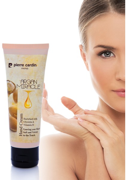 Argan Yağı Özlü E Vitaminli Nemlendirici El Kremi - 75 ML