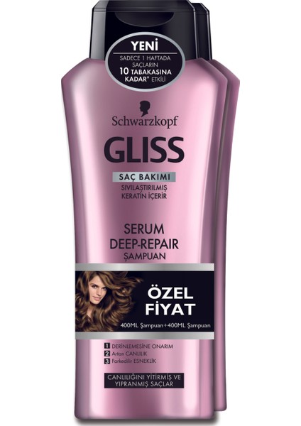 Serum Deep Repaır Şampuan 360 ml x2