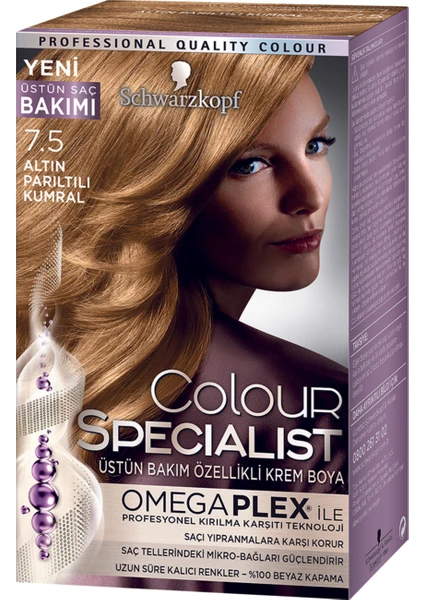 Colour Specialist Altın Parıltılı Kumral 7.5