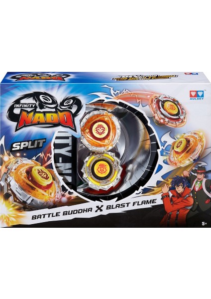 Nado Splitt Metal 2'Li Set Battle Buddha & Blast Flame Topaç