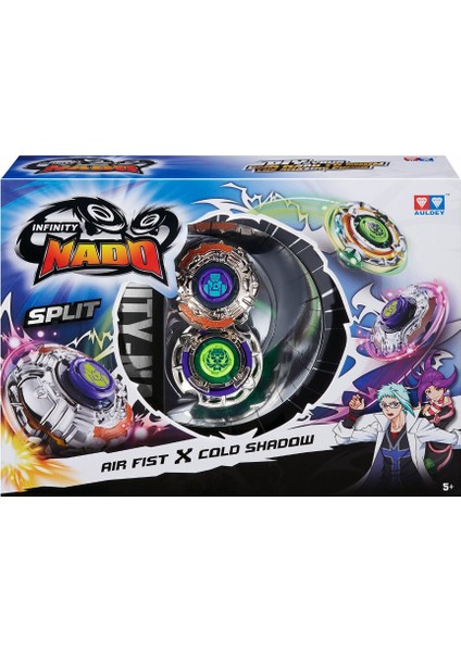 Nado Split Metal 2'Li Set Air Fıst & Cold Shadow Topaç