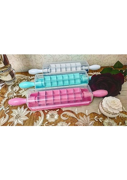 Mantı Merdane Kare Mantı Kesme Merdanesi 7 Bıçaklı