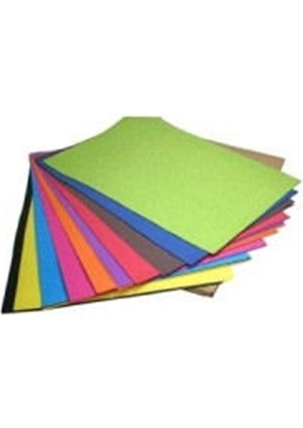 Sim Fon Kartonu 25X35 Cm 100 Gr 10 Adet Karışık Renklerde