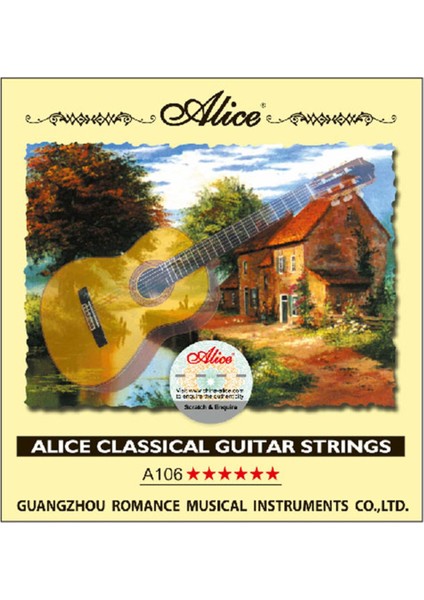 A-106H Klasik Gitar Teli - 3 No Sol