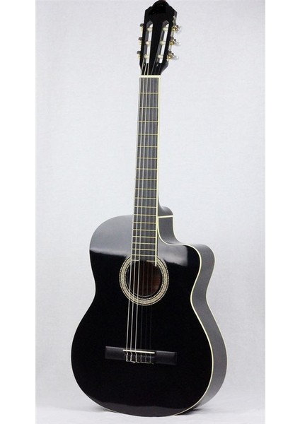 Lc 3900 Ceq Bk Elektro Klasik Gitar