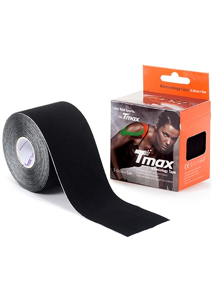 Kinesi-ology Tape Tex Kinesi-o Band Siyah 5cmX5m
