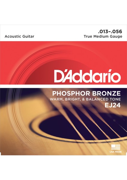 Daddarıo Ej24 013-56 Set Akustik Gitar Teli