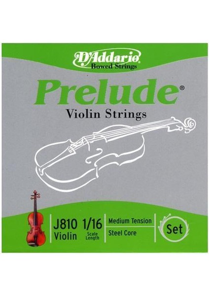 Daddarıo J810116 Keman Tel Set Prelude Keman String Set(116)Med