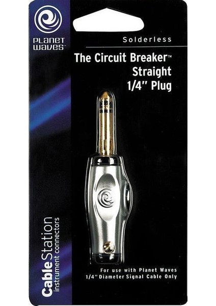 Planetwaves Pwagp1 Pw Switch Li Düz Jack 14 İnch Gold