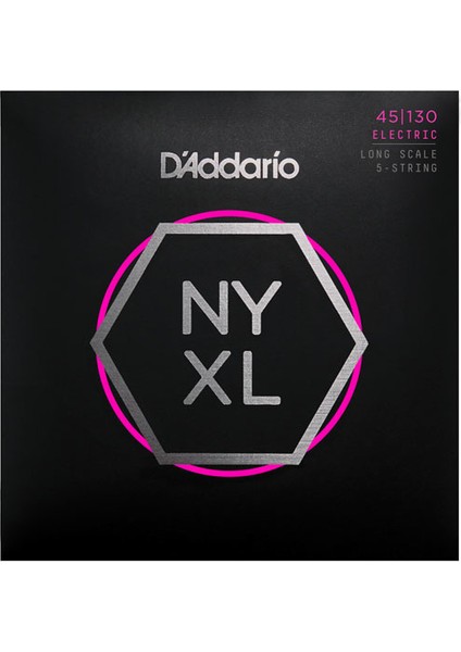 Daddarıo Nyxl45130 Bas Gitar Tel Seti 5 Telli 45-130 Long
