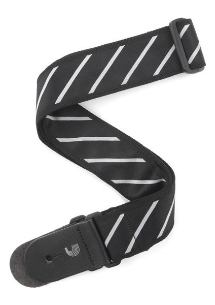 Planetwaves T20W1409 Gitar Askısı Tıe Strıpes Siyah-Gri