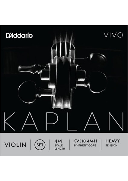 Daddarıo Kv310H Keman Teli Kaplan Vıvo Vıolın Set 4/4 Hvy