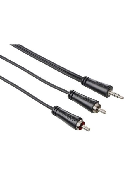 3.5mm - 2RCA Stereo Siyah 1S 0.75M