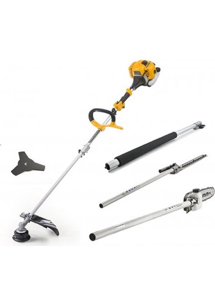 Teleskopik Motorlu Tırpan Çit Ve Dal Budama 5'İ Bir Arada