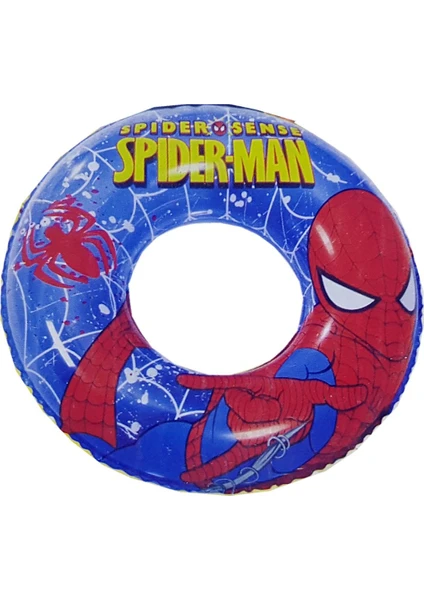 Spider Sense Spiderman Swim Ring - Örümcek Adam Şişme Deniz Simidi 61 Cm