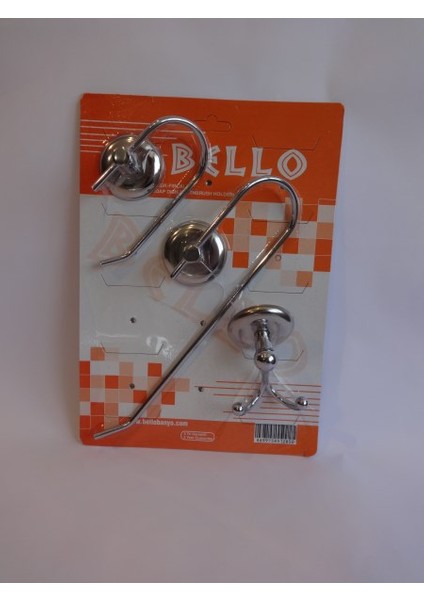 3'lü Set ( Açık Wc Kağıtlık + Açık Solo Havluluk + Çiftli Bornozluk )