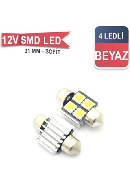 Ampul Sofit CanBus 12v 3 Ledli 31mm 0402213 Arıza Işığı Yakmaz