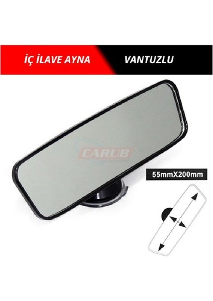 Ayna Vantuzlu 5,5cmx20cm Orjinal Cam 0221172