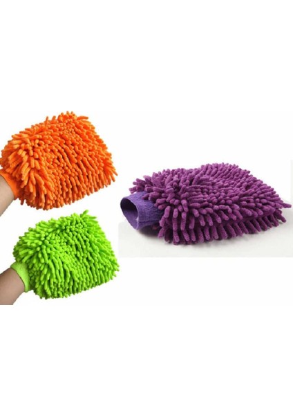 Mikrofiber Püsküllü Eldiven Bez Adet