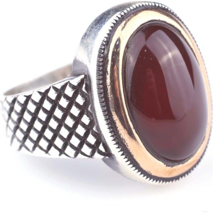 Gumus Yemen Akik Tasli Erkek Yuzuk Fiyatlari Ozellikleri Ve Yorumlari En Ucuzu Akakce