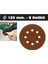 Cırtlı Disk Zımpara Kahverengi Alox 125 mm 400 Kum 10 Adet 2