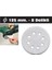Cırtlı Disk Zımpara Beyaz Alox 125 mm 120 Kum 10 Adet 2