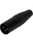 Xlr Erkek Konnektör Siyah 3 Pin 1