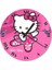Hello kitty Pembe Duvar Saati 1