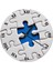 Kayıp Parça Puzzle Dekoratif Duvar Saati 1
