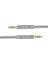 Swapp Sw-C1 1M Stereo 3.5 To 3.5 Silver Stereo Kablo 1