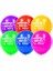 Happy Birthday Baskılı Balon 10 Adet 2