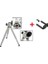 Mini Teleskopik Tripod + Telefon Başlığı Hediyeli 1