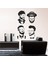 Men Heads Duvar Sticker 1